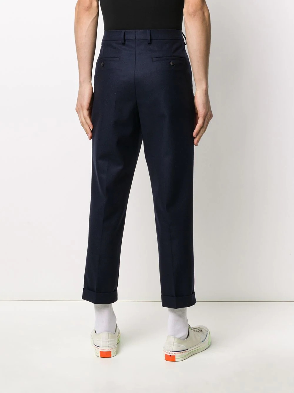 cropped tapered trousers - 4