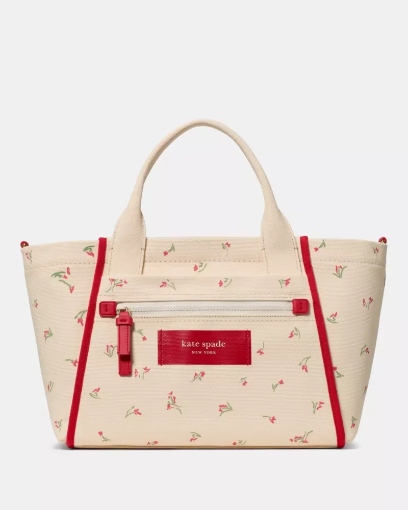 Dash Vibrant Buds Canvas Tote Bag - 1