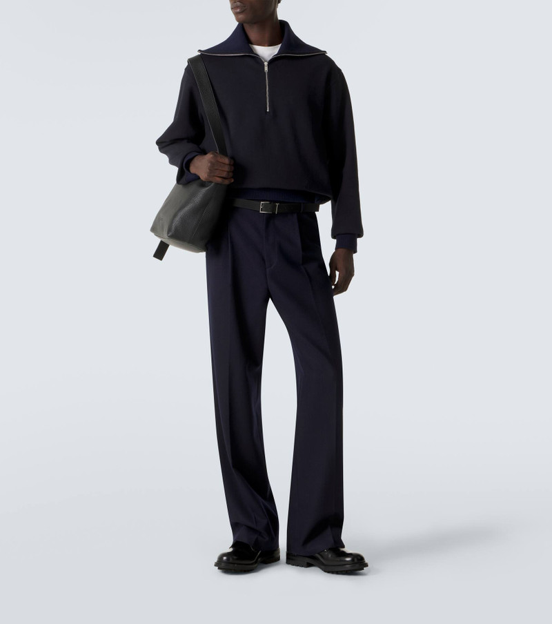 Jil Sander Cotton half-zip sweatshirt outlook