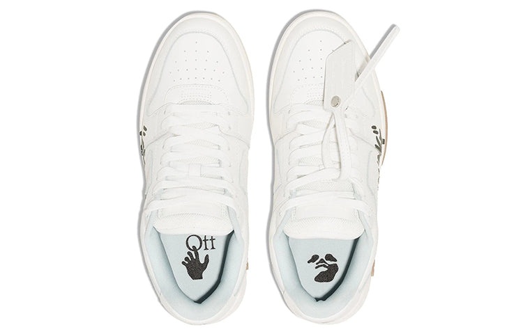 (WMNS) Off-White Out of Office For Walking Sneaker 'White Black' OWIA259C99LEA0020110 - 3