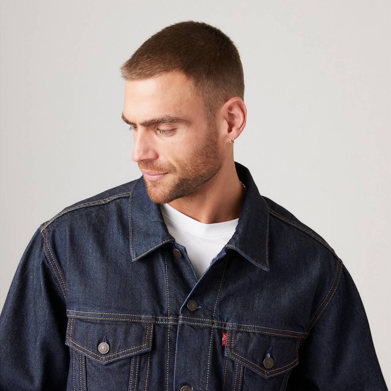 RELAXED FIT TRUCKER JACKET - 5