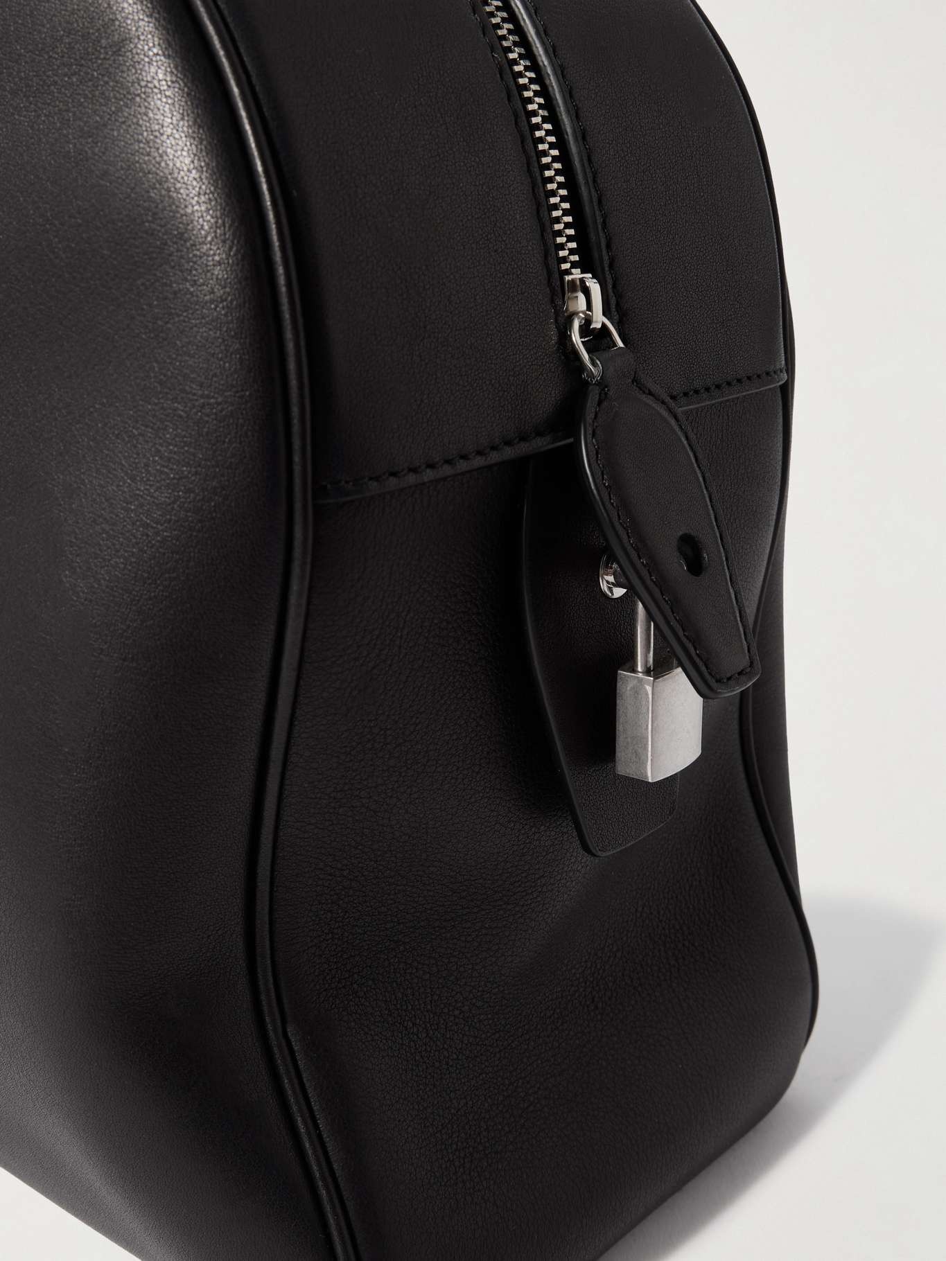 India 15.75 leather shoulder bag Black - 4