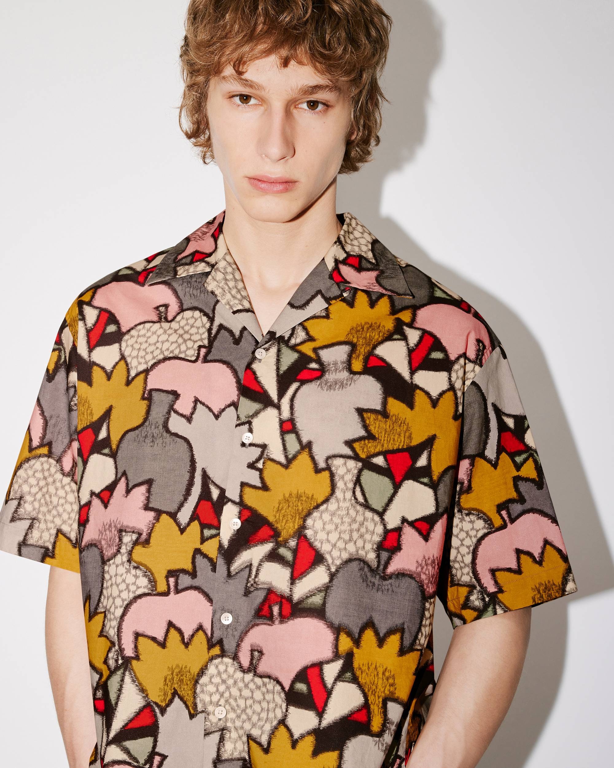 'KENZO Kimono Camo' Hawaiian shirt - 6