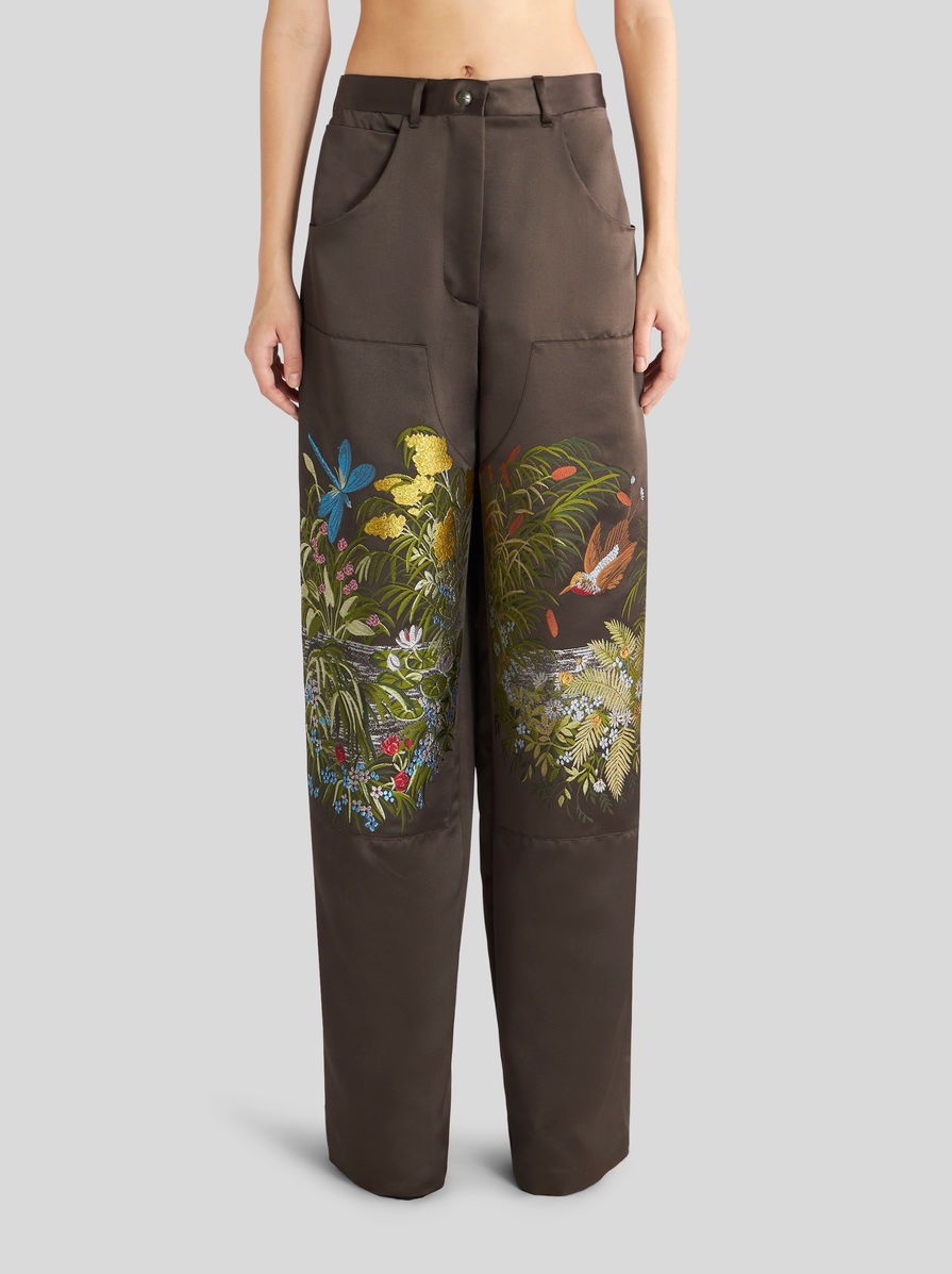 CARGO TROUSERS WITH LANDSCAPE DESIGN - 2