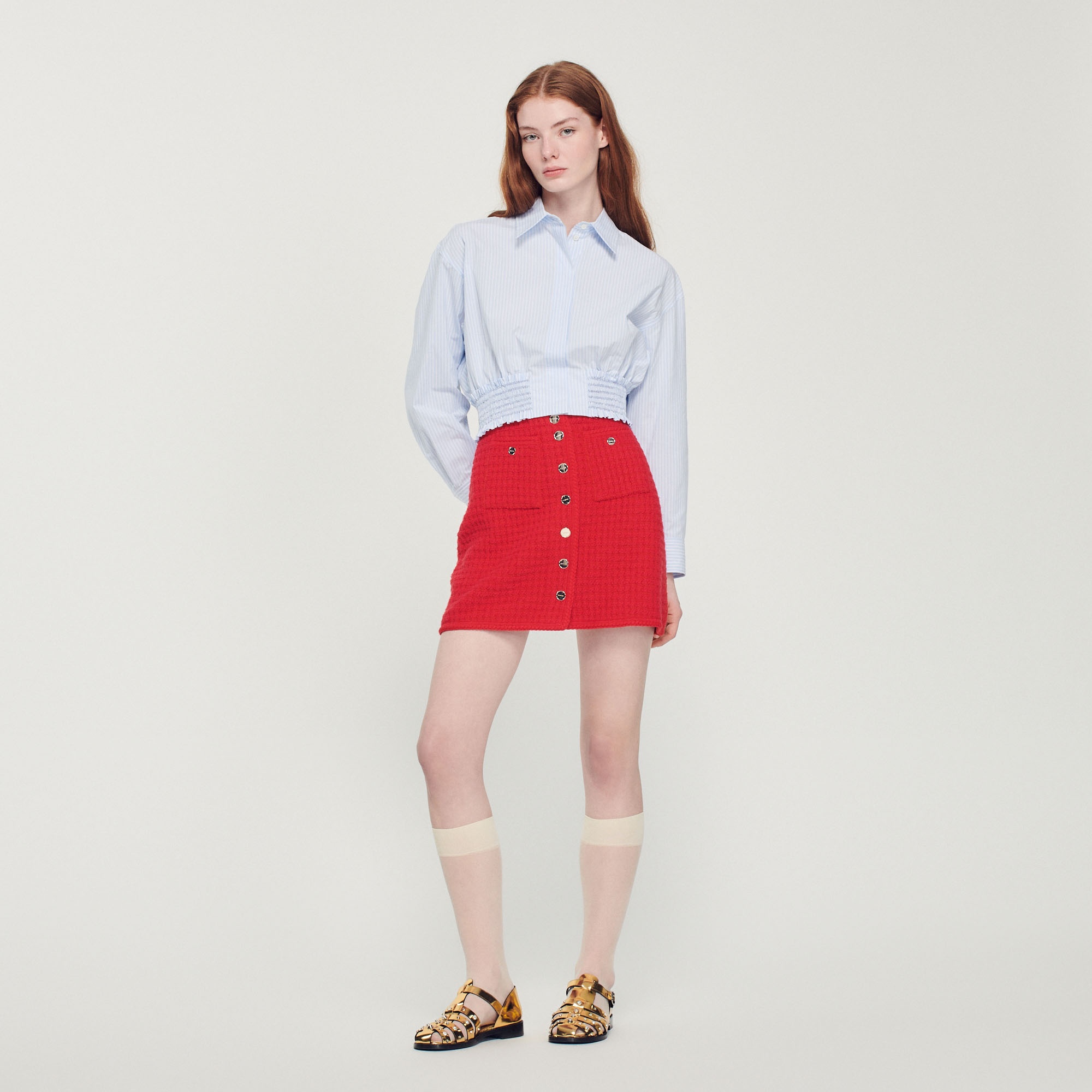 Short knitted skirt - 2