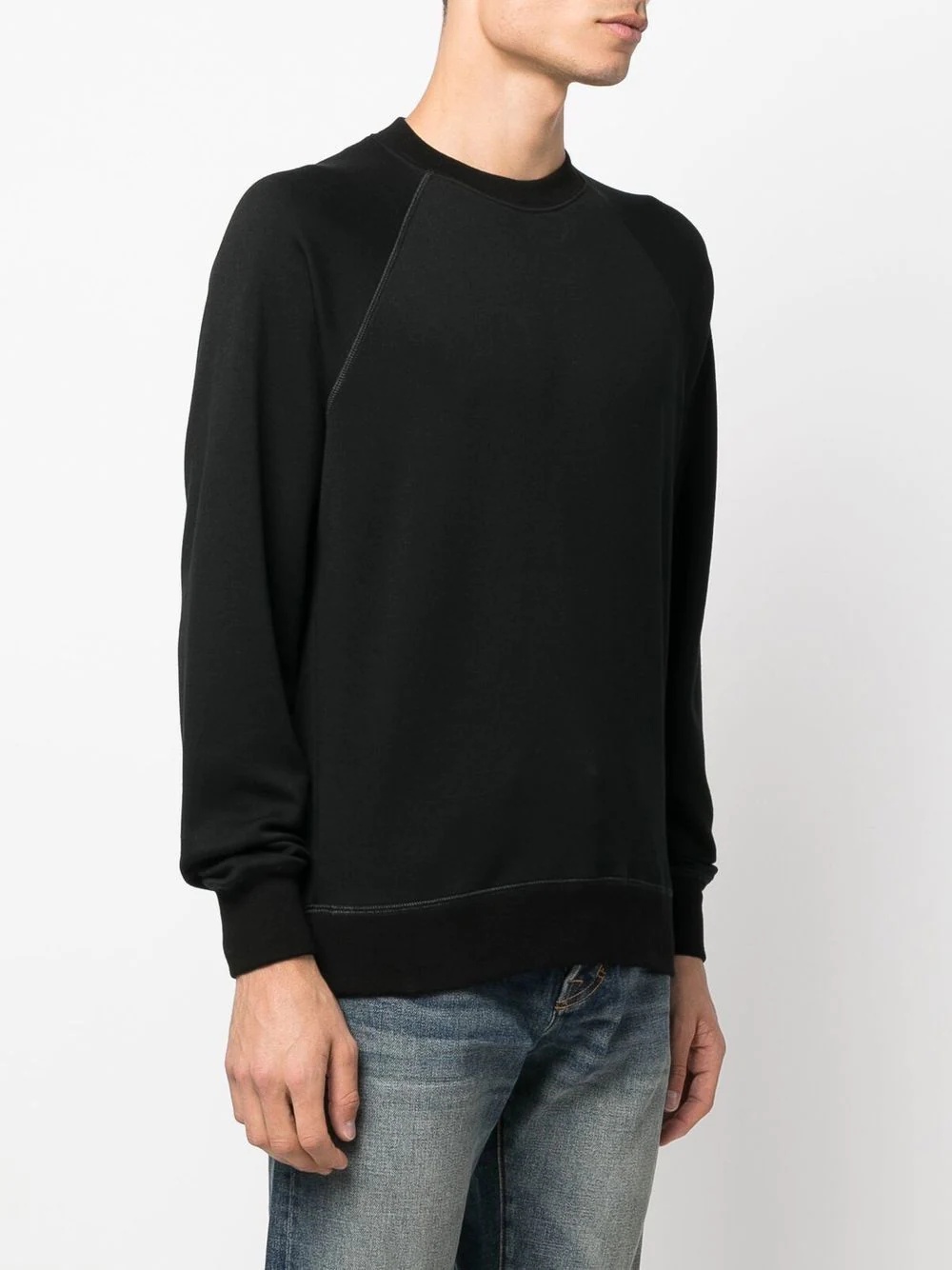 cotton crew-neck sweatshirt - 3