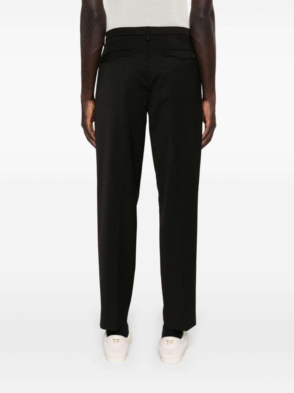 Masco mid-waist slim-cut tailored trousers - 4