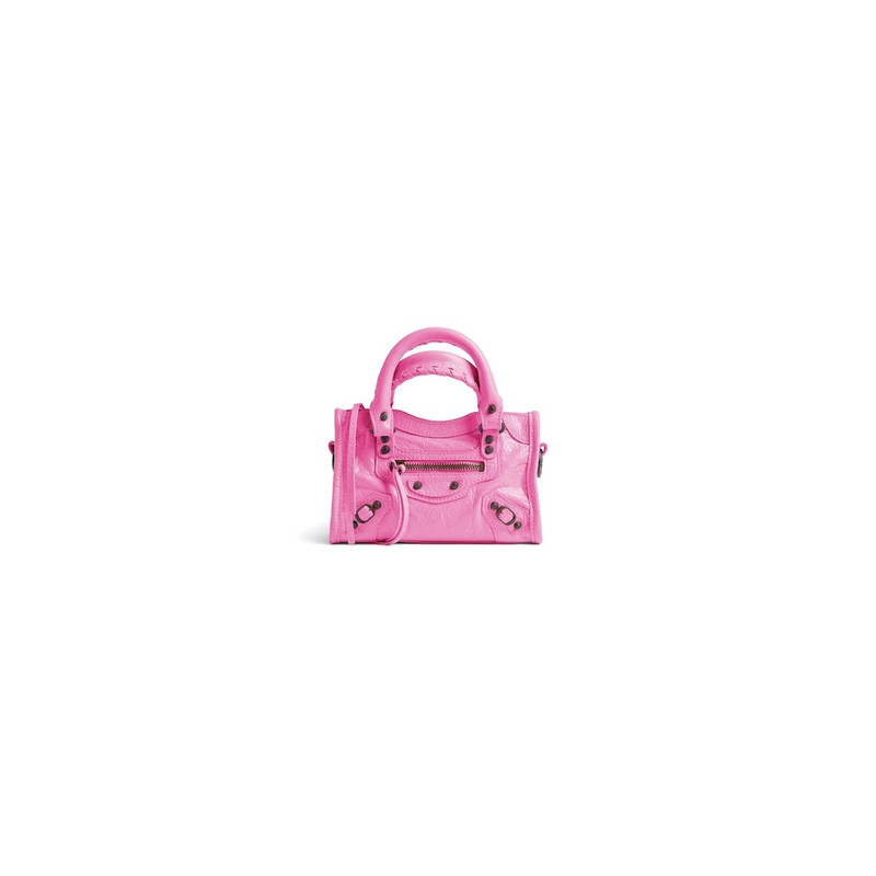 Women's Le City Bag Nano  in Glossy Pink 1