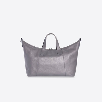 BALENCIAGA Men's Hourglass Men Carry All Bag in Dark Grey outlook