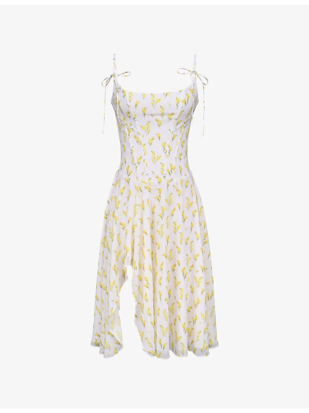 Yvette Floral-Print Woven Midi Dress - 1