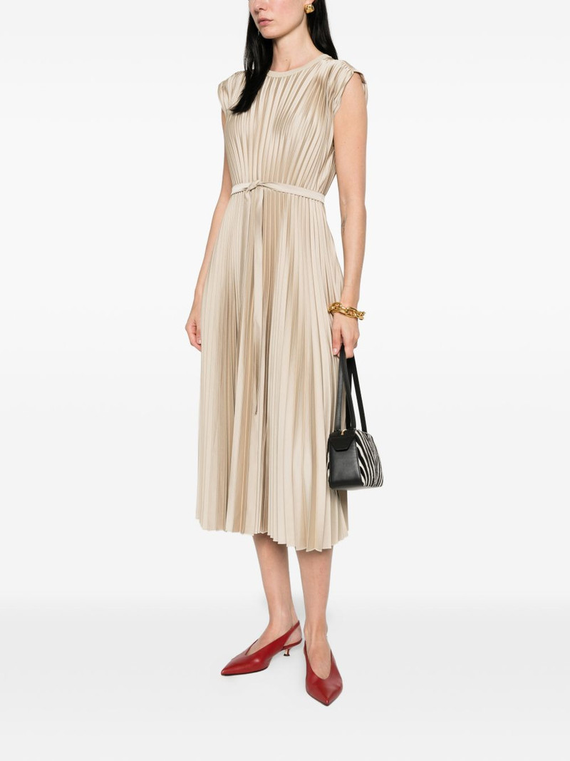 JOSEPH Volta gathered tie belt dress outlook