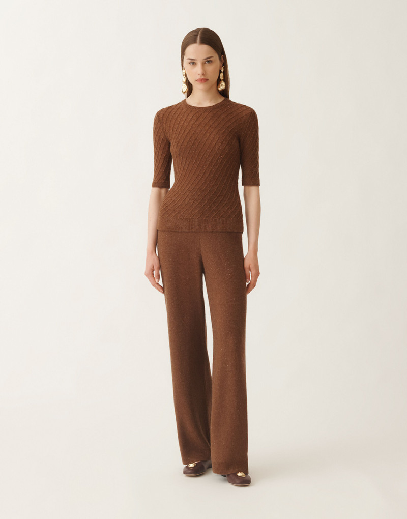 Wool and silk sweater with sequins 3