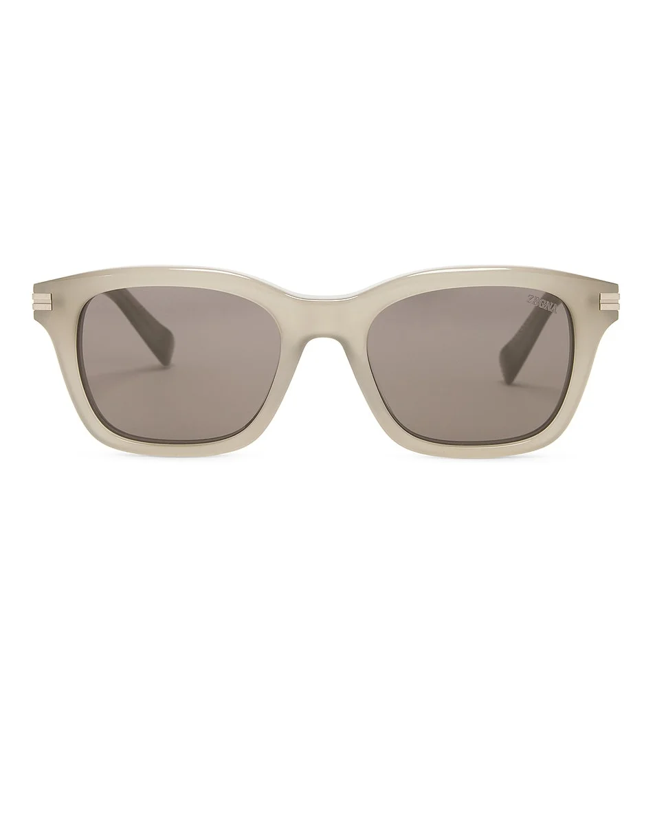 Geometric Acetate Sunglasses - 1
