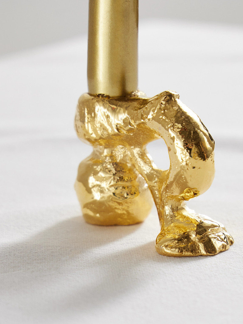 Gold 'The Lion Paw' 캔들 홀더 3