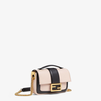 FENDI Pink and black nappa leather bag outlook