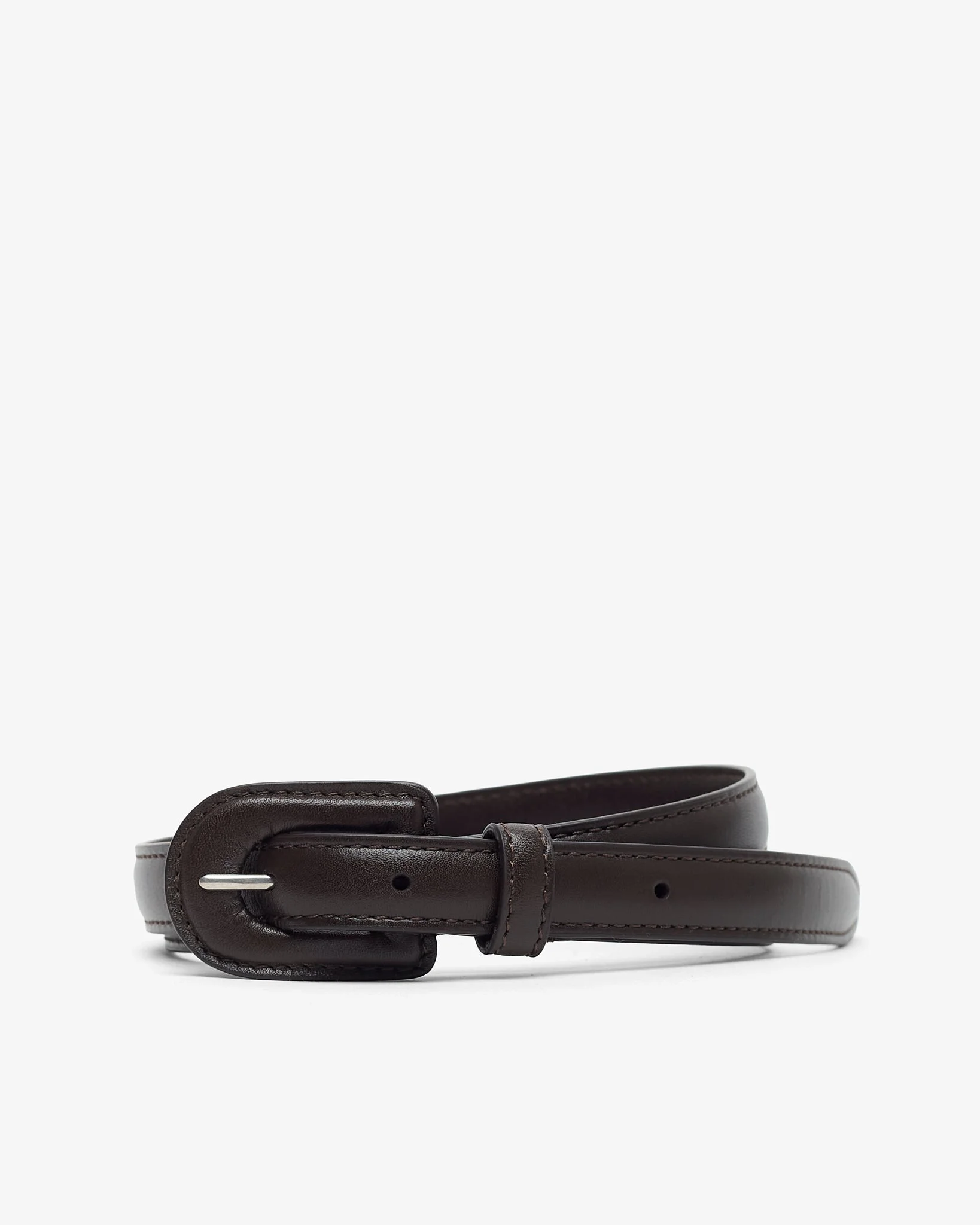 Thin leather belt - 1