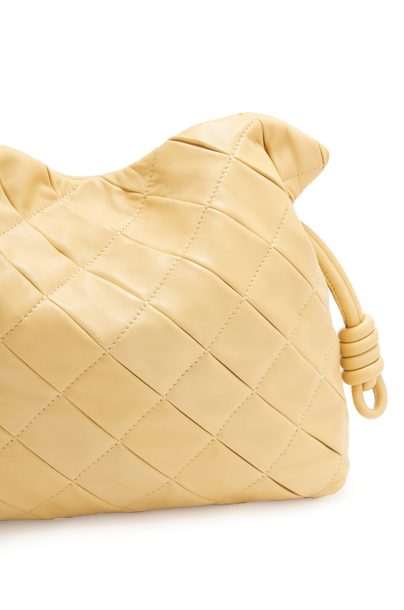 Medium Flamenco clutch in pleated nappa lambskin 8