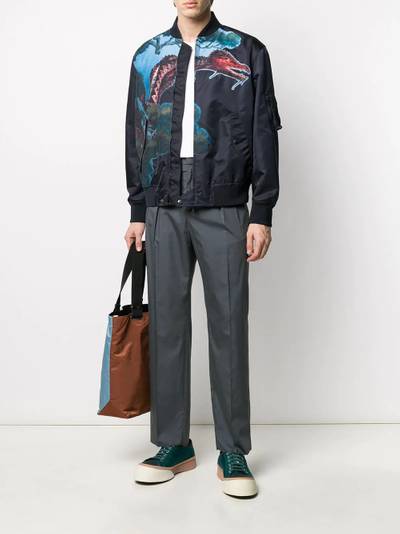 Valentino Dragons Garden bomber jacket outlook