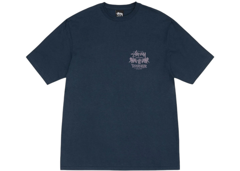 Stüssy Stussy Tough Gear International Tee Navy outlook