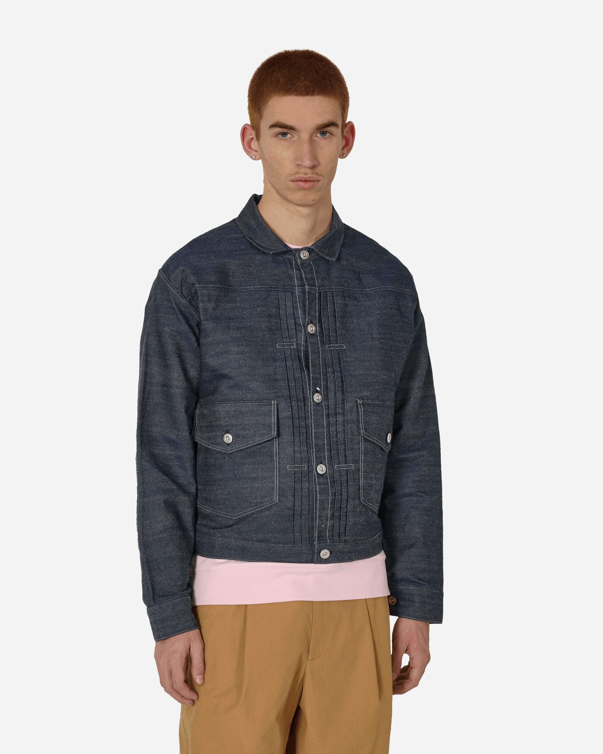 Levi's 1879 Pleated Blouse Jacket Blue | slamjam | REVERSIBLE