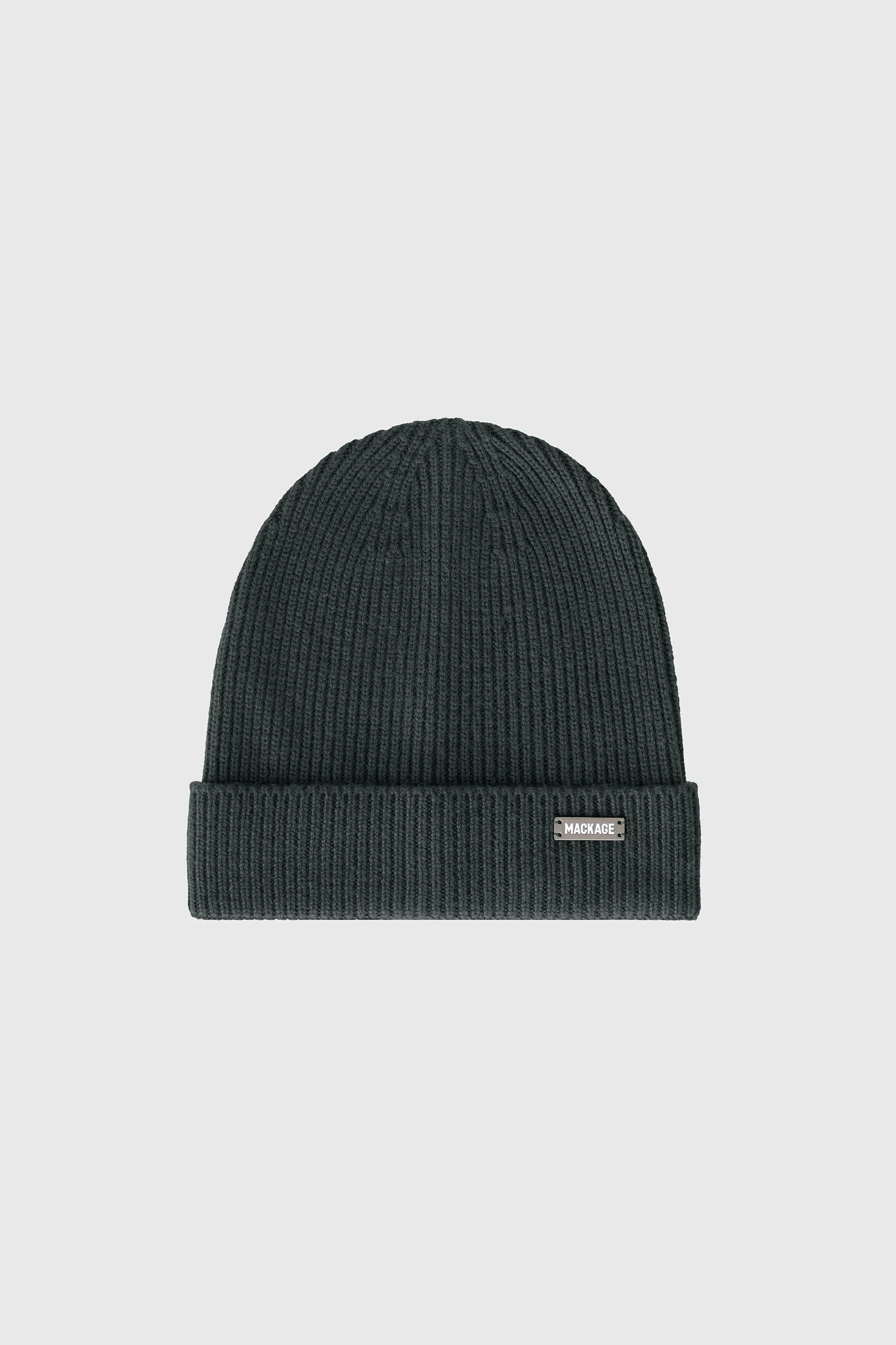 DAWSON Fish Rib Knit Wool Blend Beanie - 1