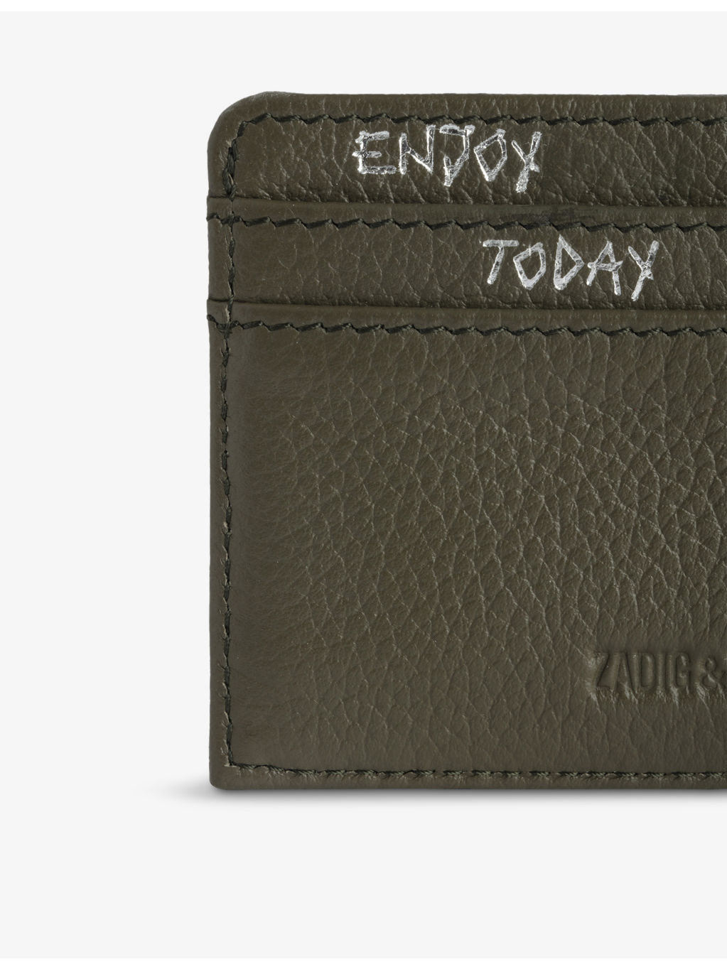 ZV Pass logo-plaque leather cardholder - 4