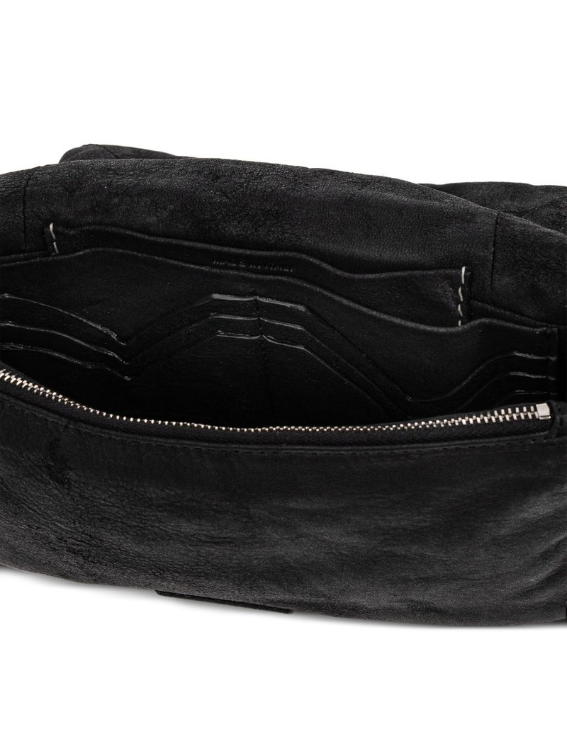 Griffin panelled leather shoulder bag 7