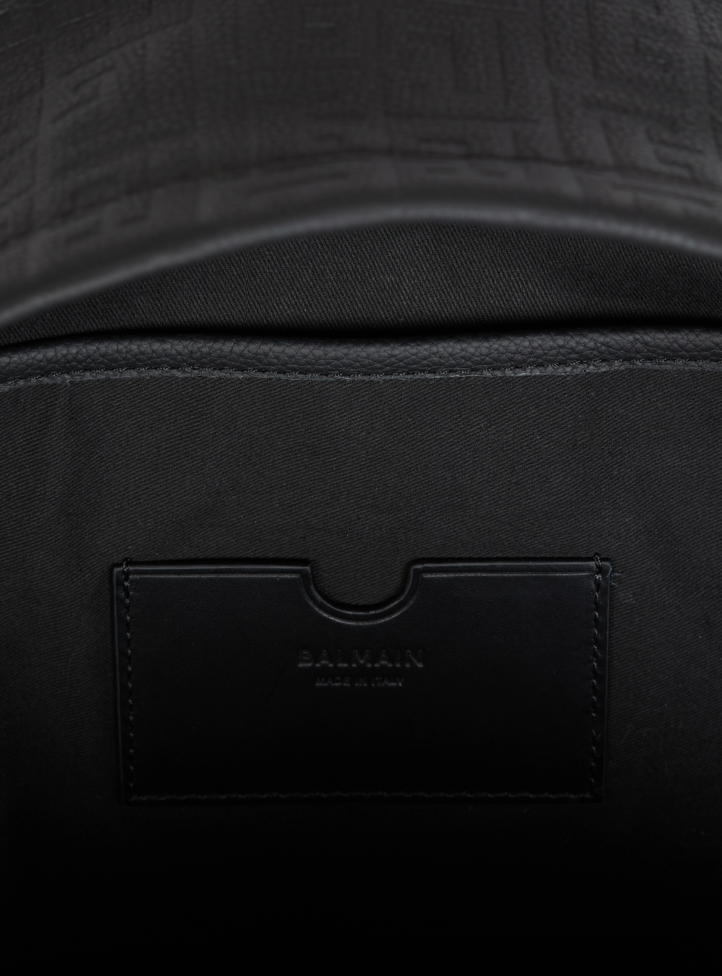 Grained leather backpack - 6