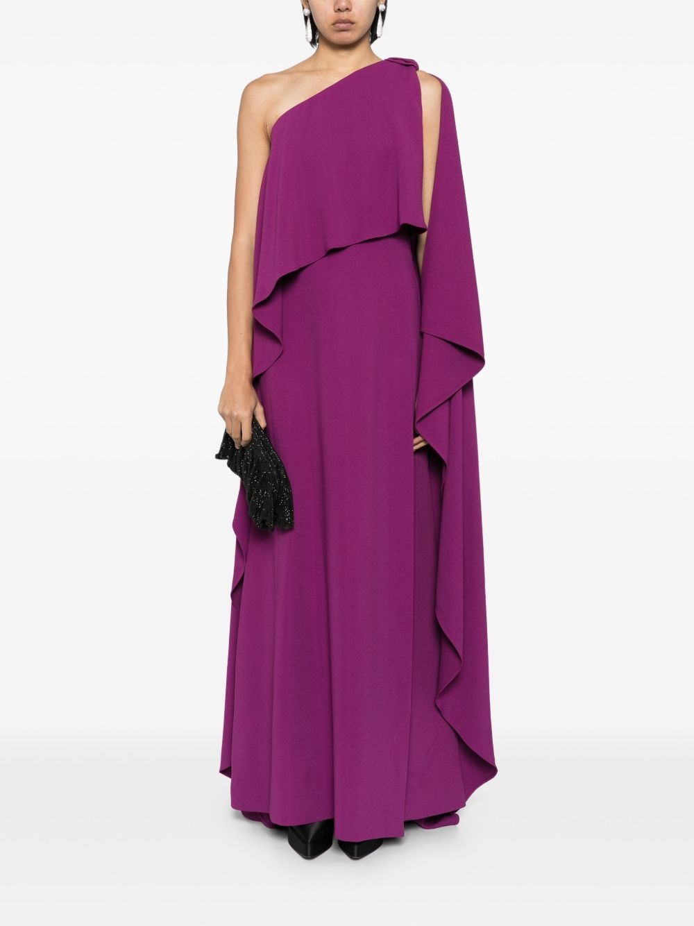 asymmetric long dress - 2