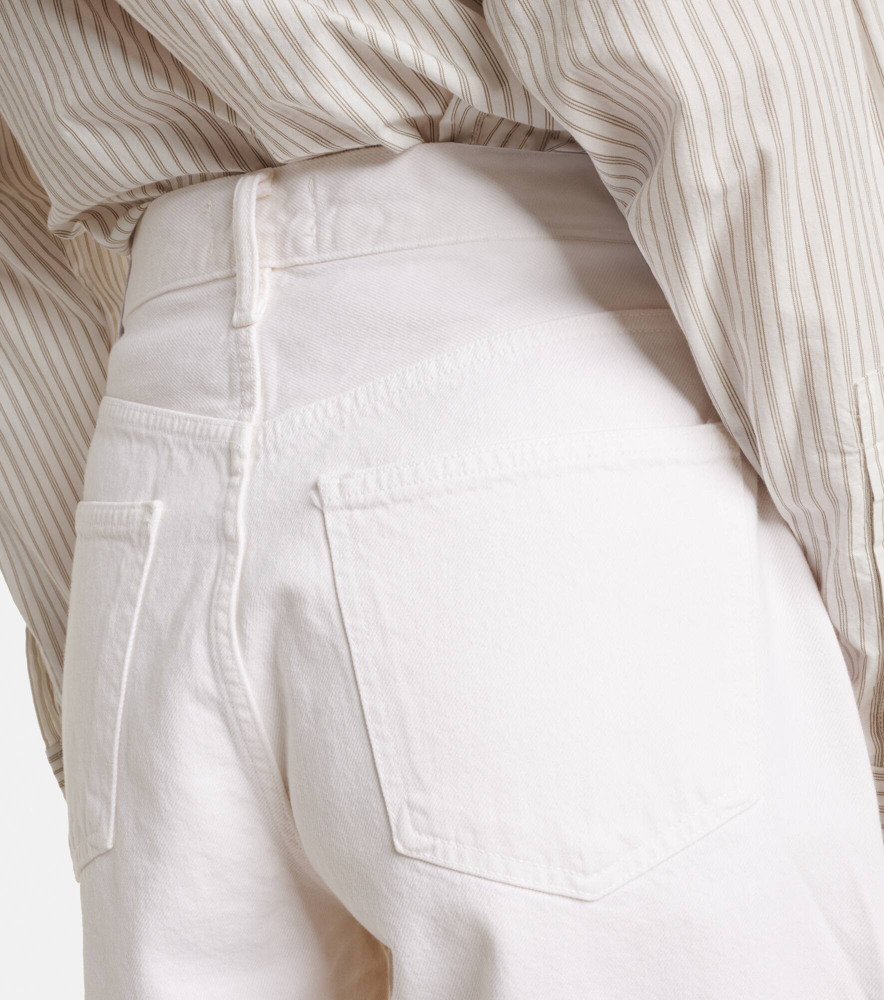 High-rise denim shorts - 5