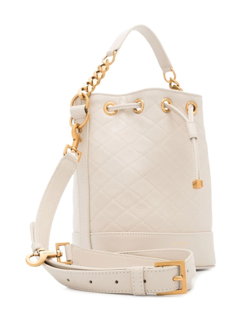 Emmanuelle matelassé quilted leather bucket bag - 5