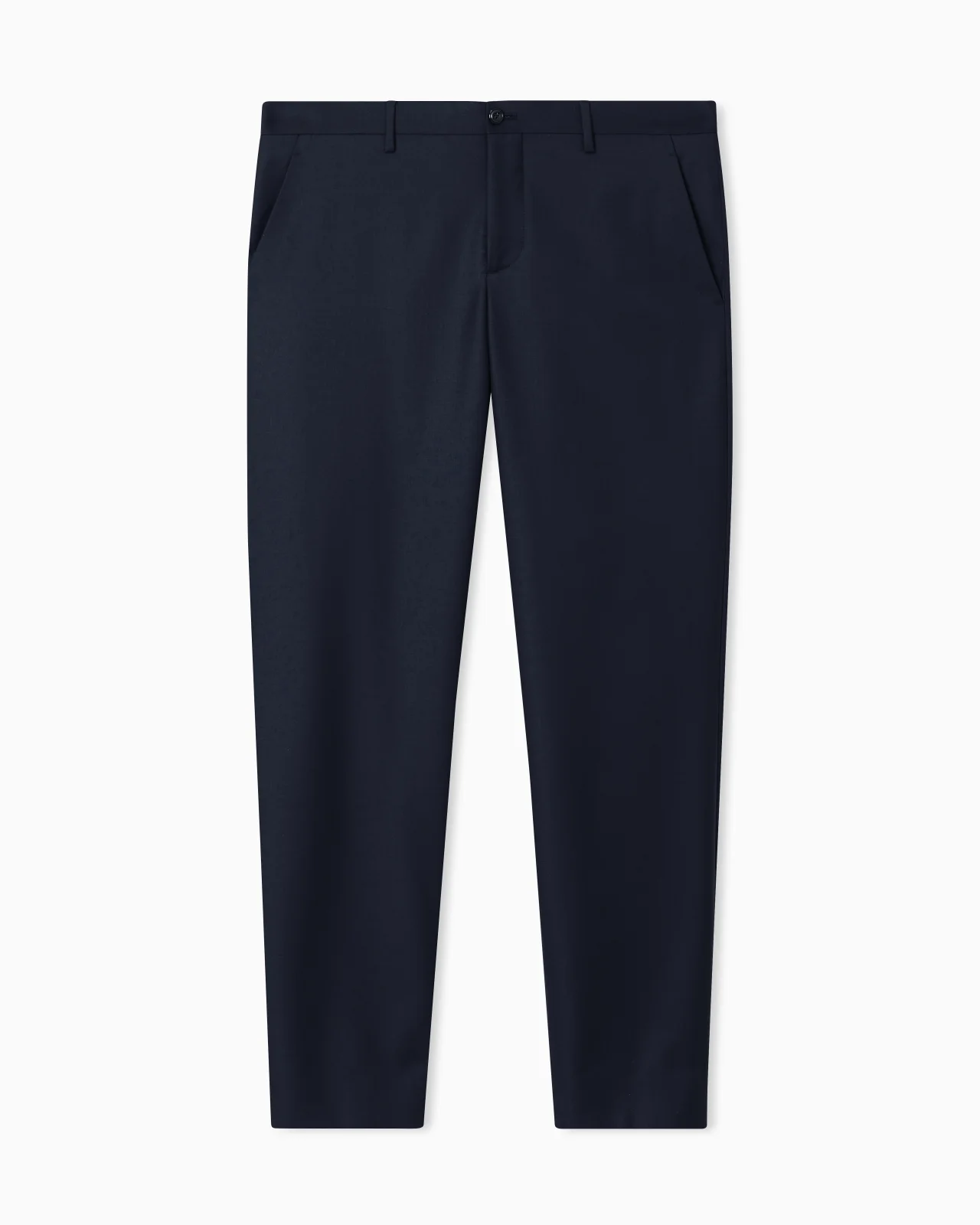 Wool and cashmere gabardine trousers - 1
