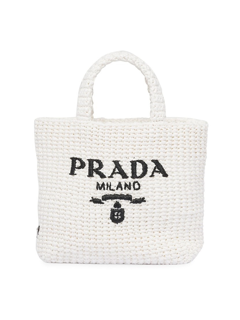 【Prada】 Raffia Small Handbag Prada Small Raffia Tote Bag | Saks Fifth Avenue