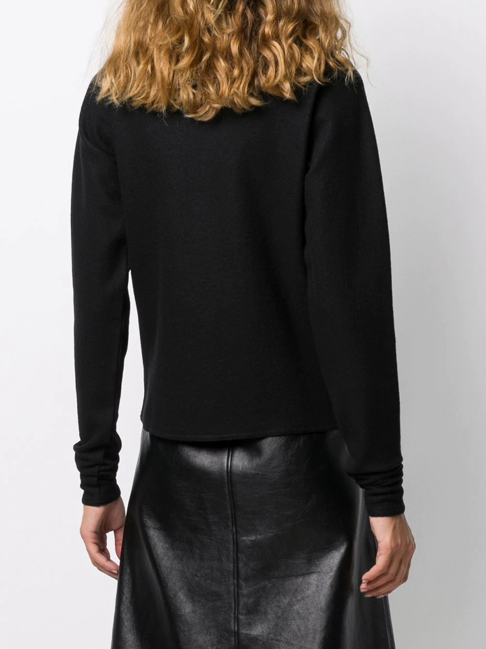 asymmetric neck jumper - 4