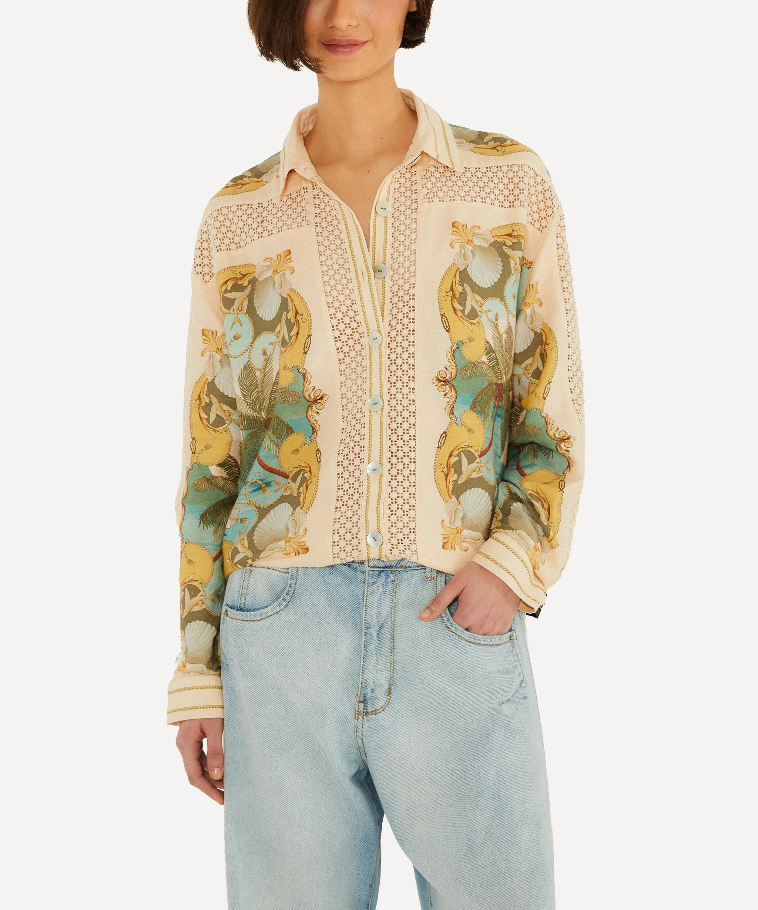 Sand Royal Sea Crochet Shirt - 1