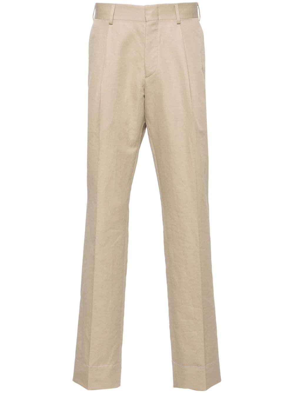 mid-rise tailored trousers - 1