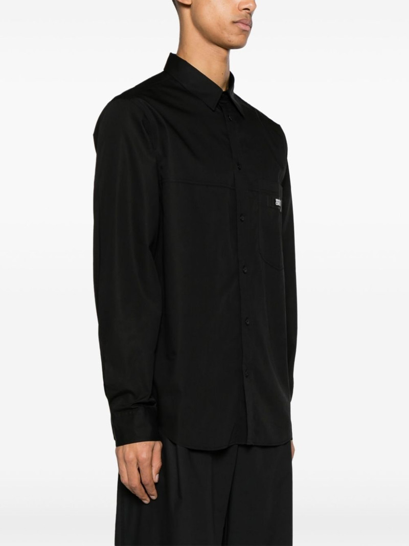 logo-patch cotton shirt 3