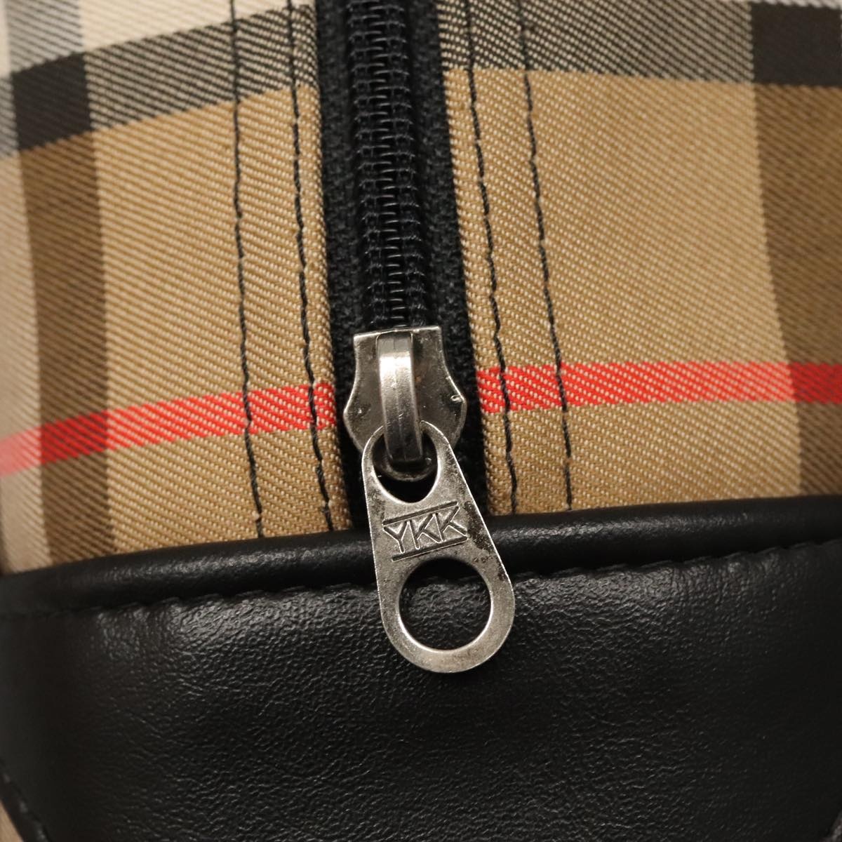 Burberry Nova Check Hand Bag Canvas Beige - 10