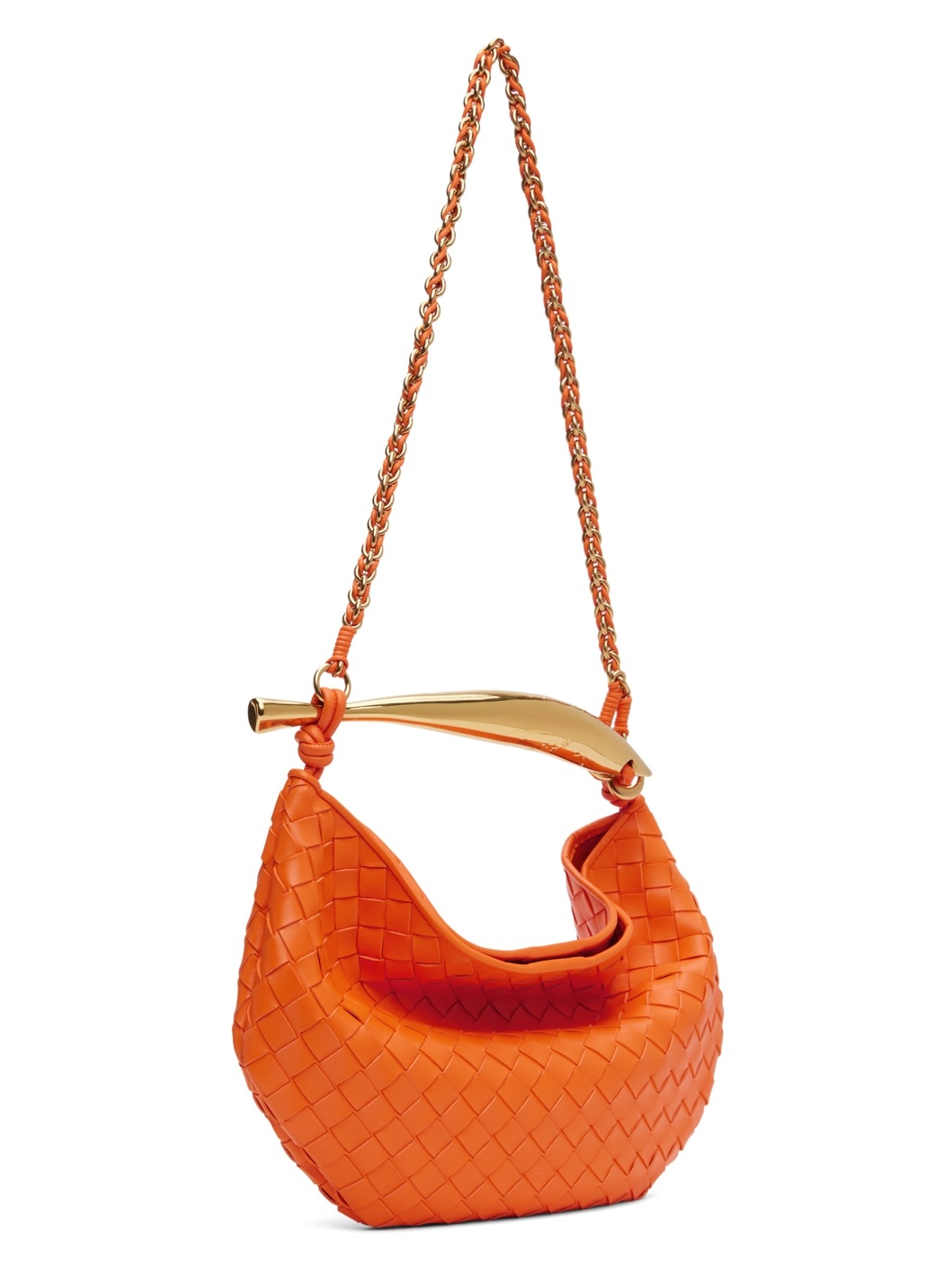 Orange Sardine With Chain Bag - 2