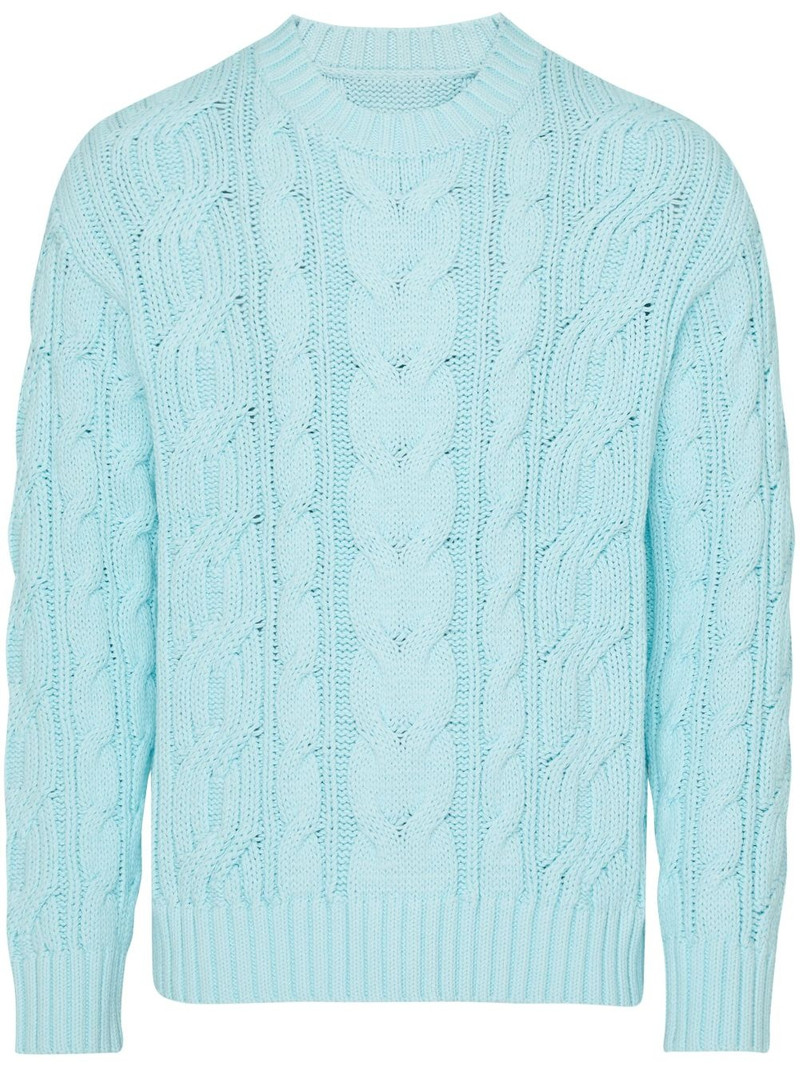 cable-knit sweater 1
