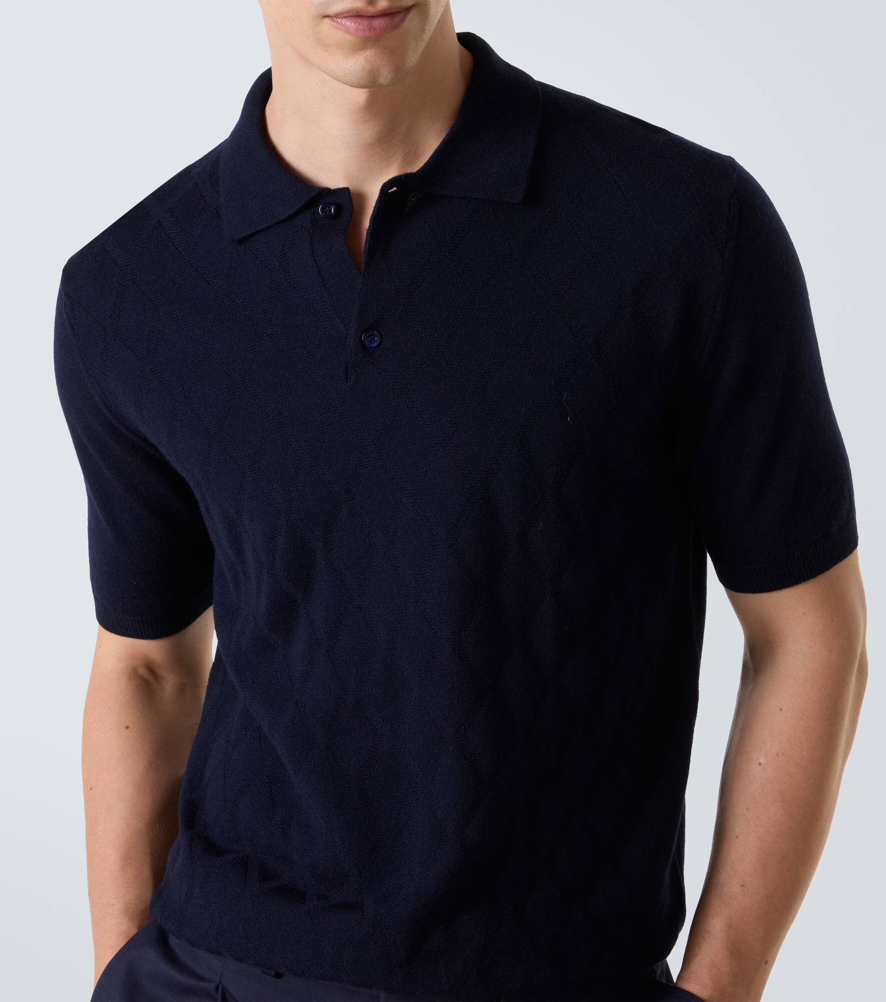 Wool polo shirt - 5