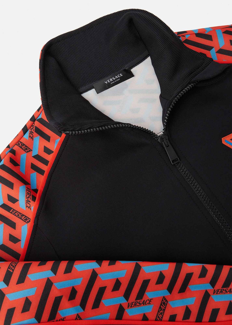 Greca Signature Accent Gym Sweatshirt 2