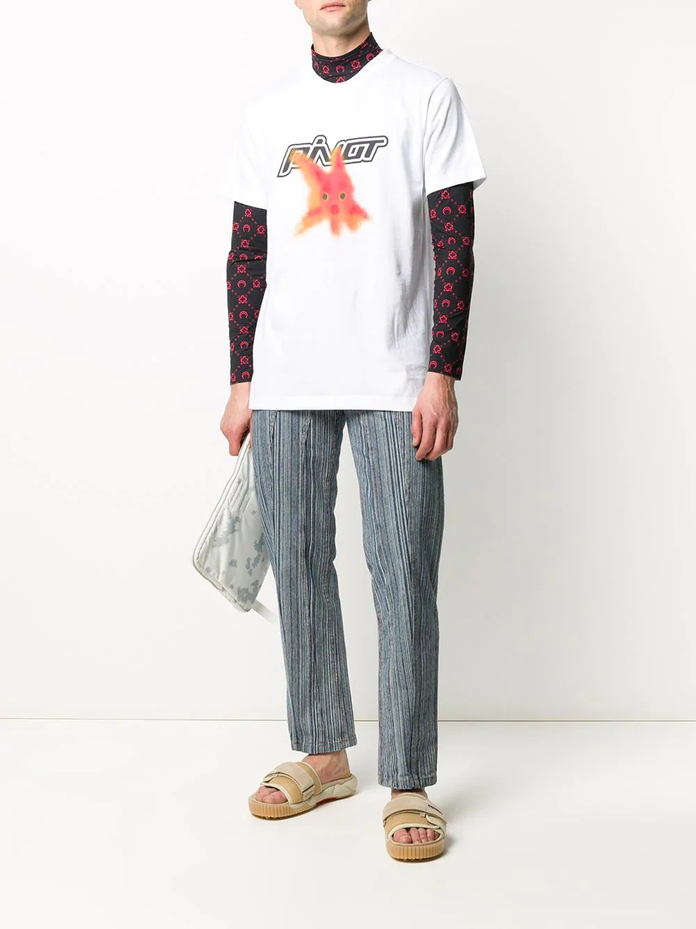 Pivot goldfish-print T-shirt - 2