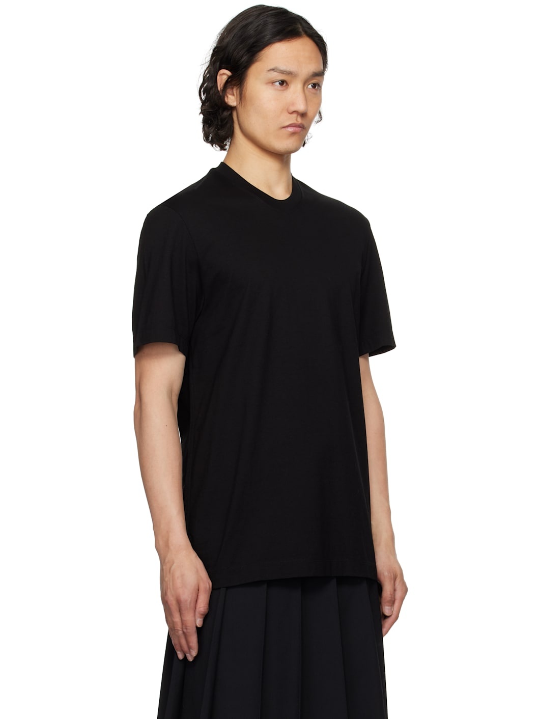 Black Cotton SZ Jersey T-shirt - 2