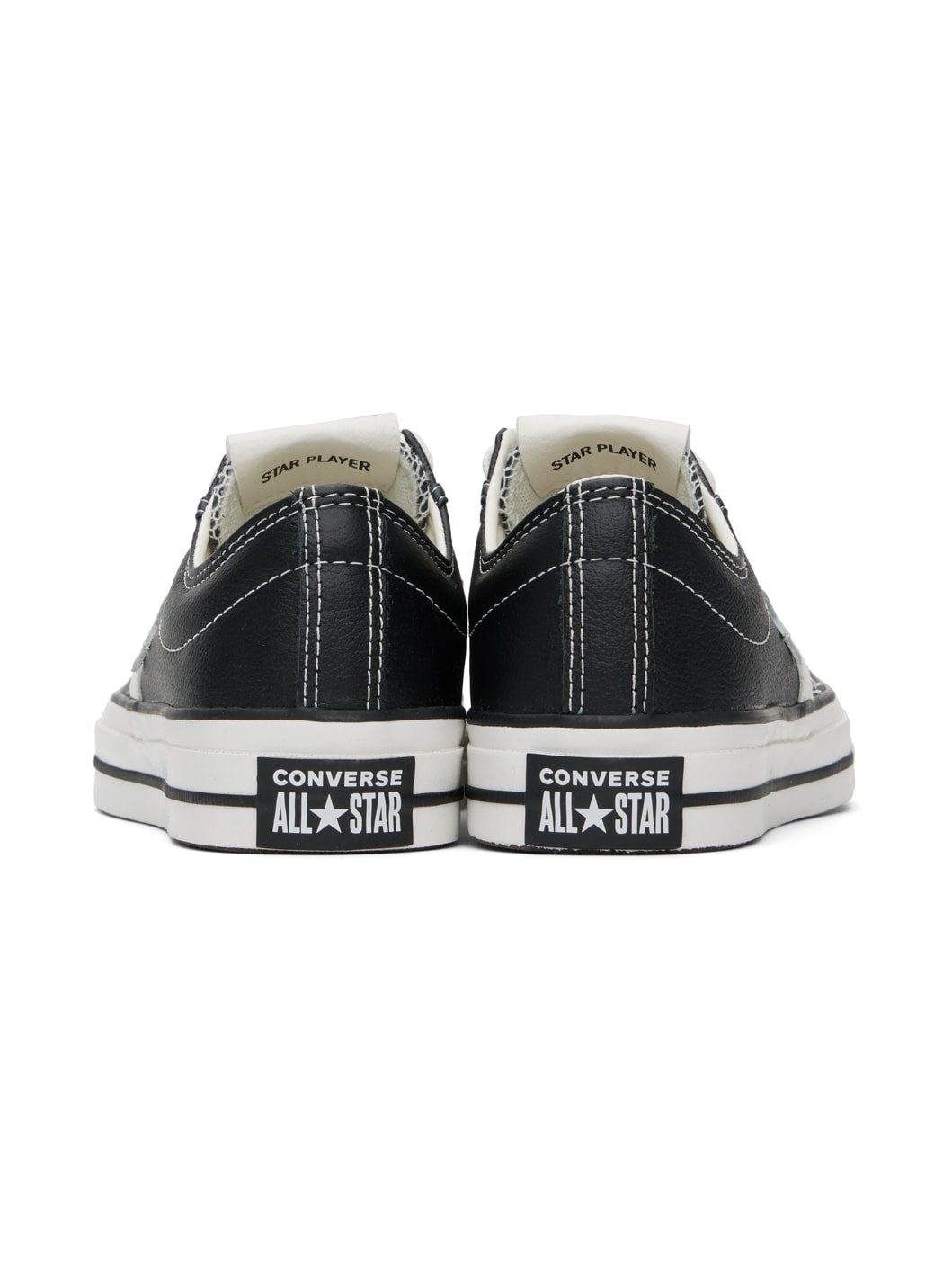 Black Star Player 76 Fall Leather Sneakers - 2