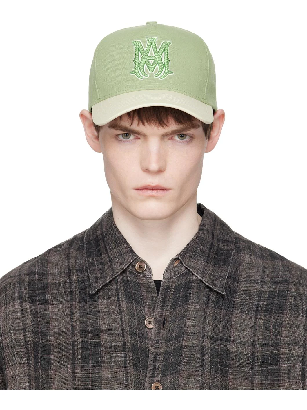 Green Two Tone Crystal MA Cap - 1