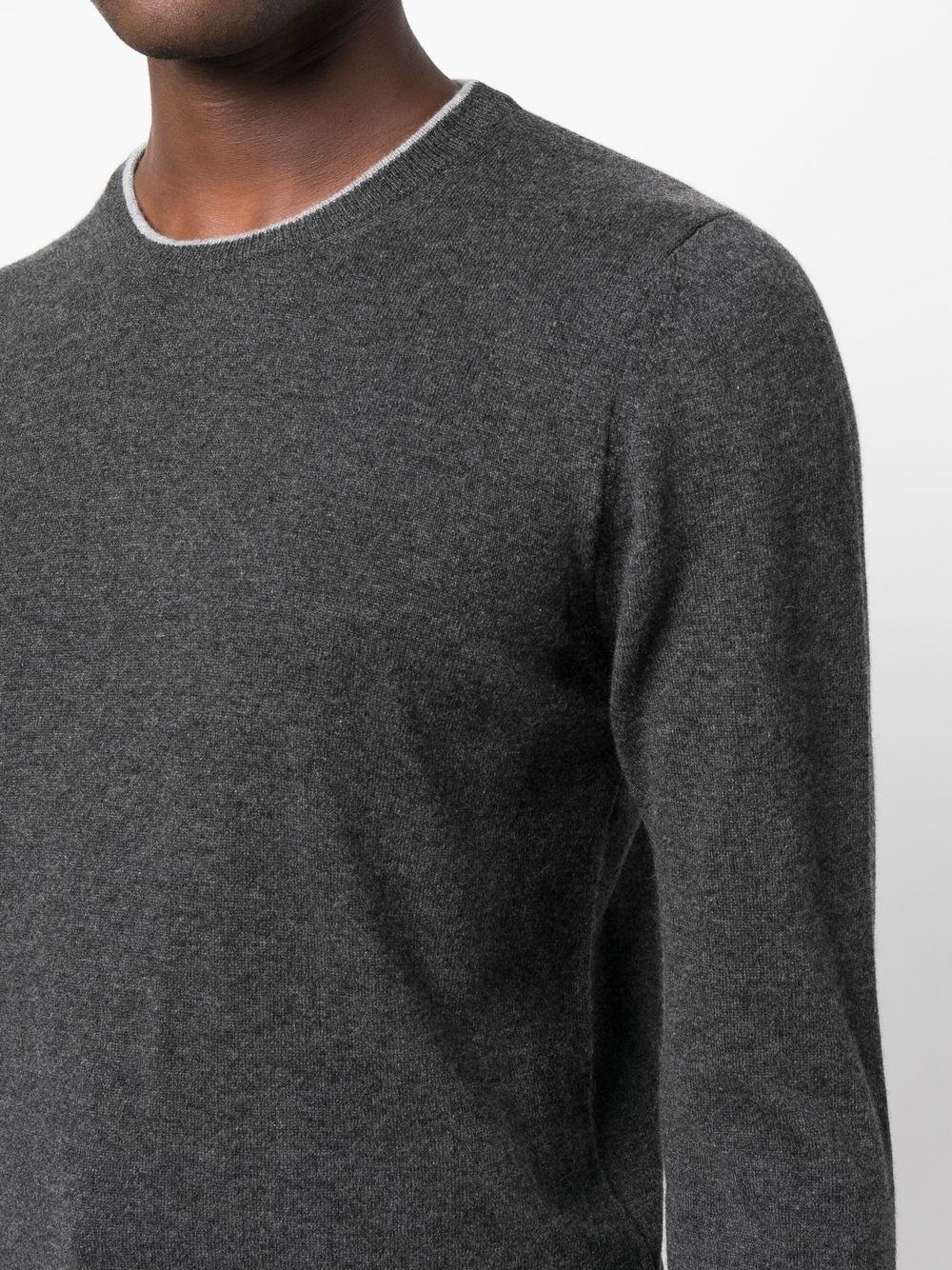 crew neck cashmere jumper - 5