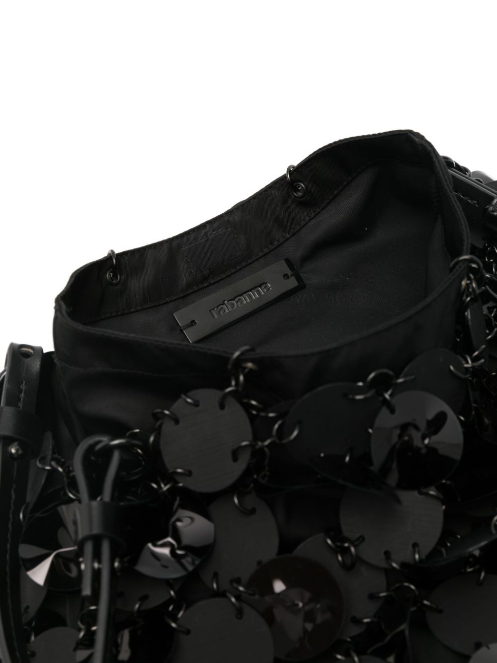 disc-embellished tote bag - 5