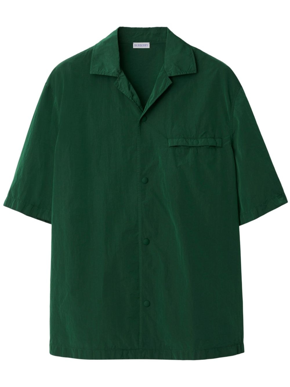 short-sleeve notch-collar shirt - 1
