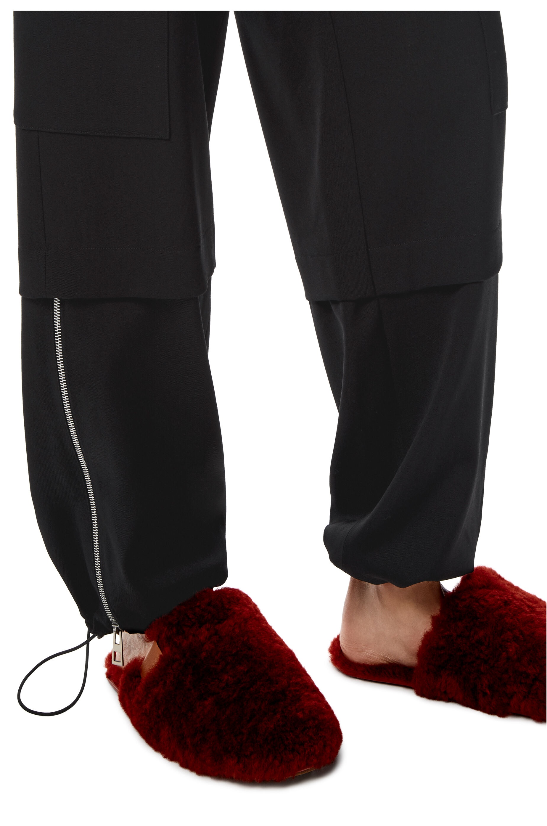 Tailored cargo trousers in wool - 4